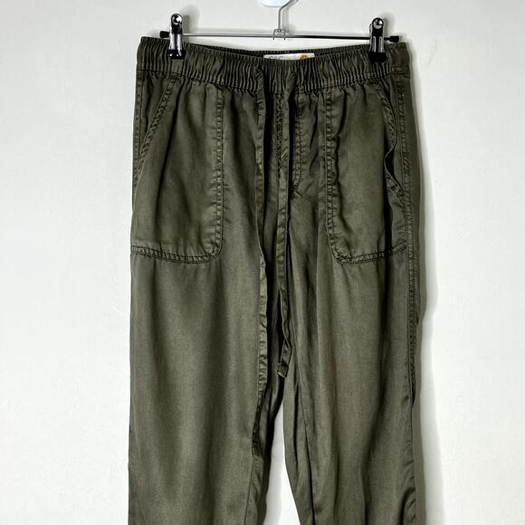 C & C California 100% Lyocell Pull On Jogger Pants Green Womens XS - Picture 3 of 9